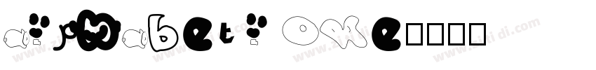 alphabet lore字体转换